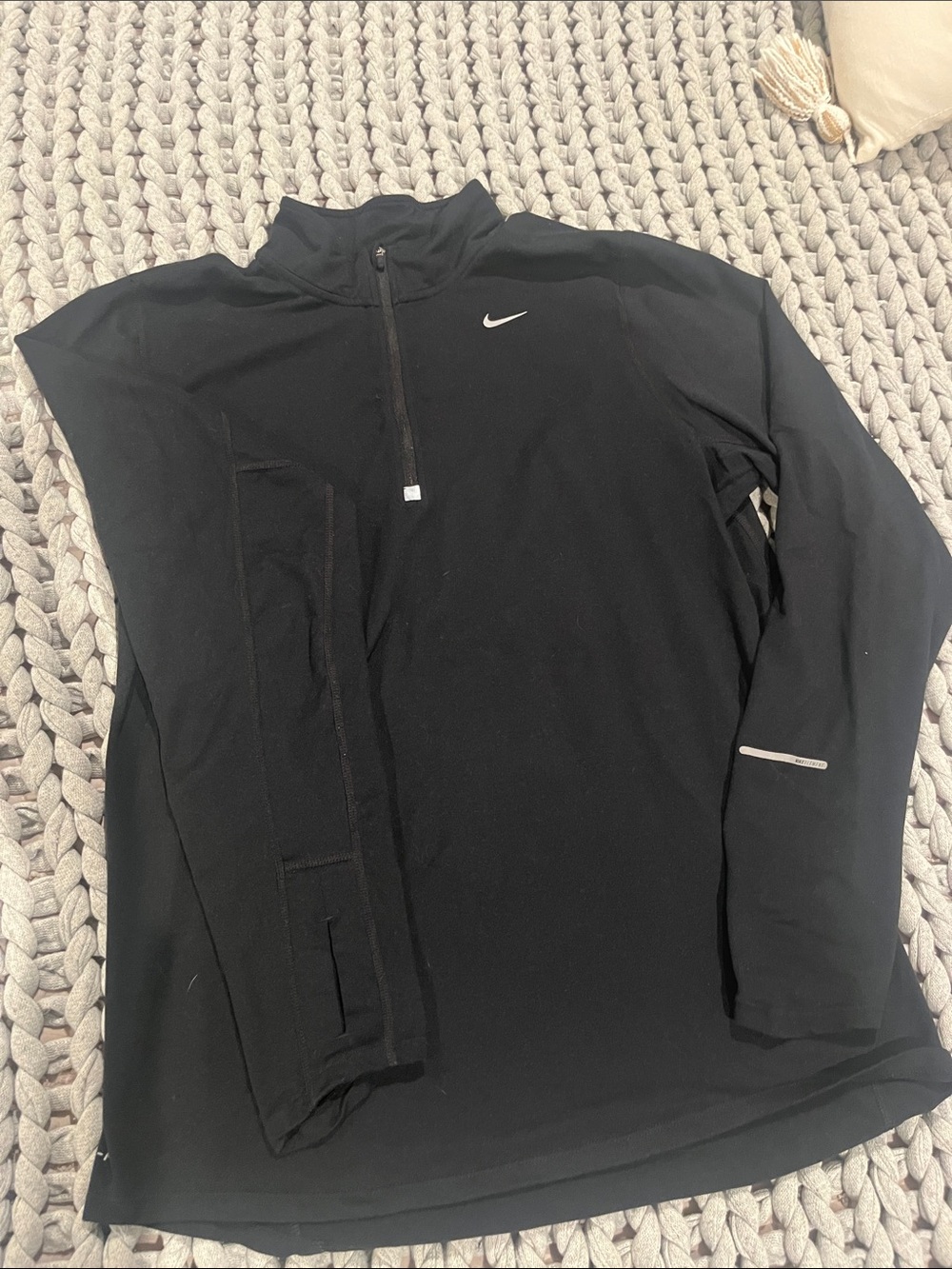 Nike Black Half-Zip Performance Pullover Jacket